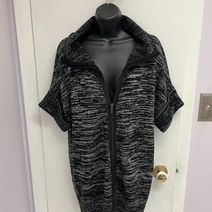 Kenneth Cole Reaction  Zipper Knit Cardigan Sweater